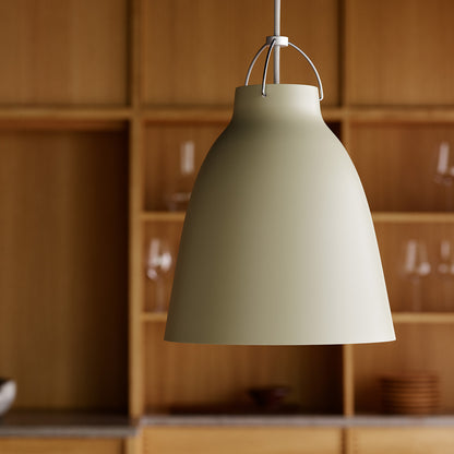 Caravaggio Pendant Light by Fritz Hansen - P2  / Matt Dusty Green Aluminium