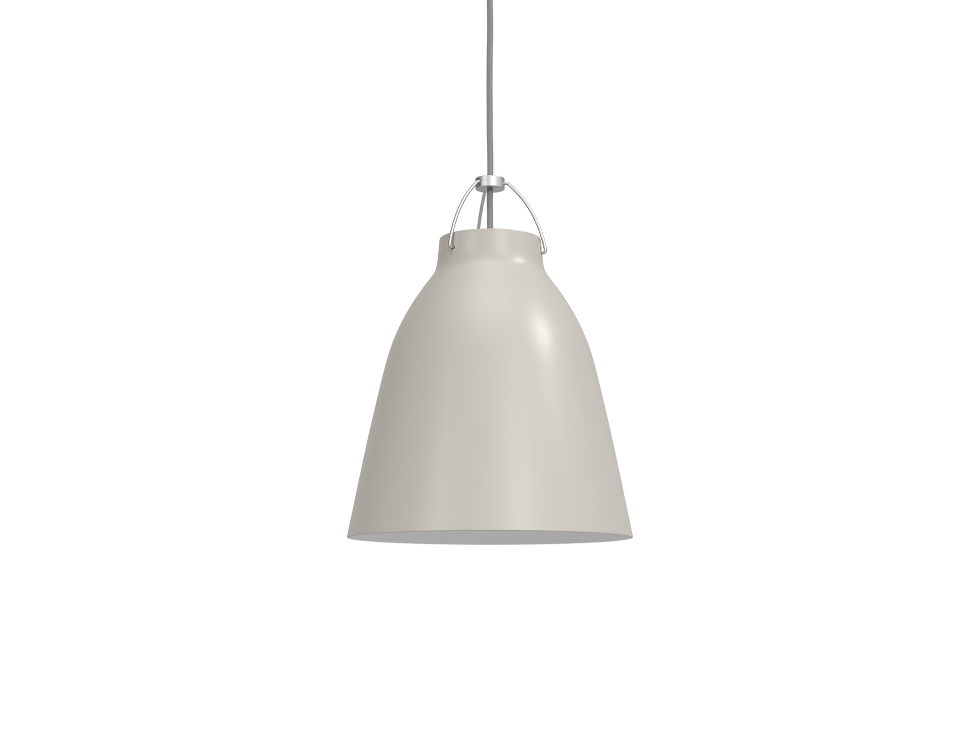 Caravaggio Pendant Light by Fritz Hansen - P2 / Matt Warm Grey Aluminium