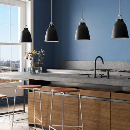 Caravaggio Pendant Light by Fritz Hansen - P3  / Matt Black Aluminium