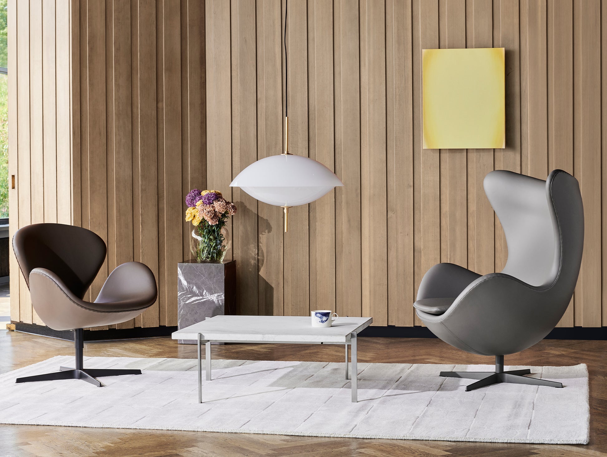 PK61 Coffee Table by Fritz Hansen   