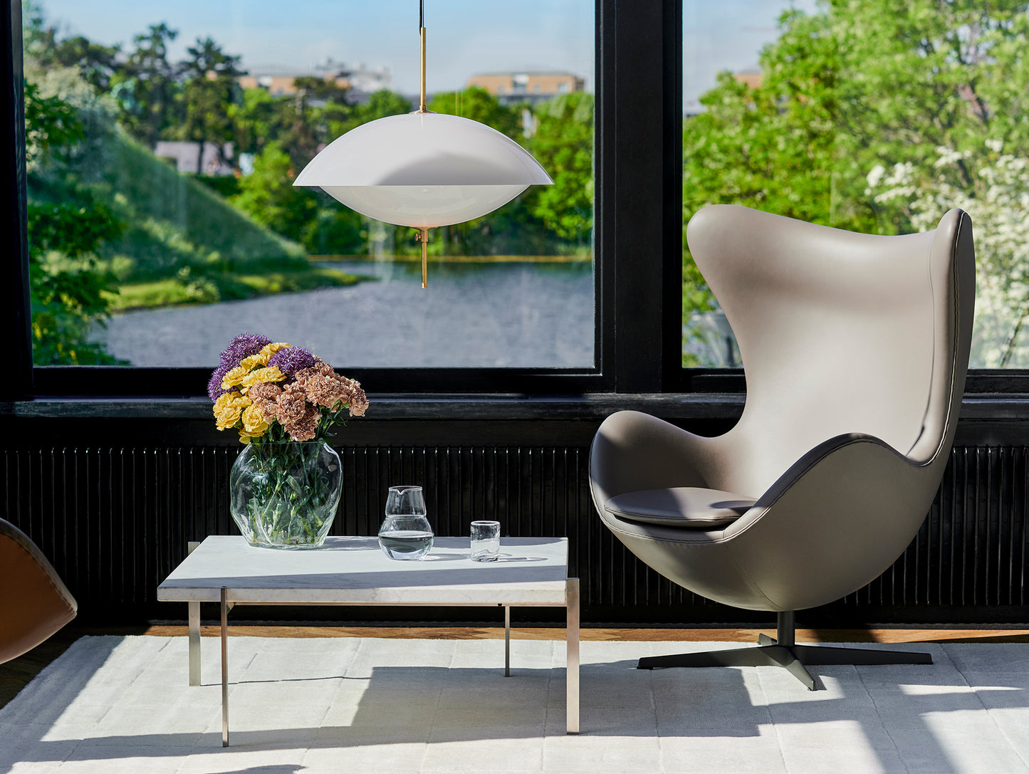 PK61 Coffee Table by Fritz Hansen   