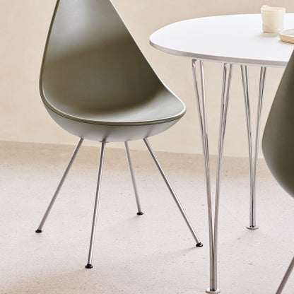 Superellipse Dining Table (Laminate Tabletop) by Fritz Hansen