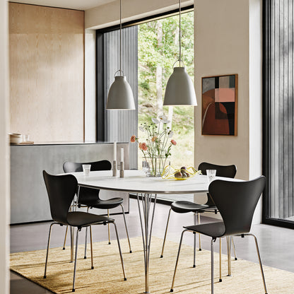 Superellipse Dining Table (Laminate Tabletop) by Fritz Hansen