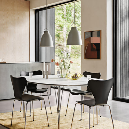 Caravaggio Pendant Light by Fritz Hansen - P2  / Matt Grey25 Aluminium