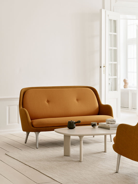 Fri 2-Seater Sofa by Fritz Hansen - JH140/ Shell: Remix 3 422 / Cushions: Vidar 4 472