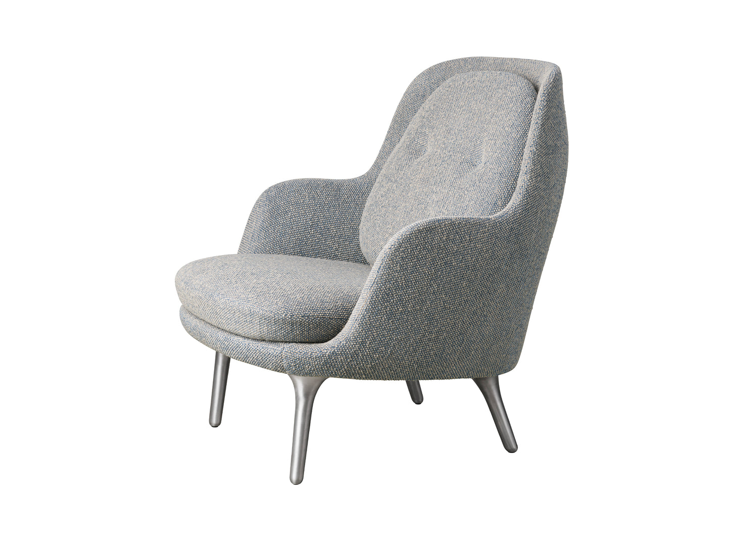 Fri Lounge Chair JH4 - Single Upholstery by Fritz Hansen / Safire 012