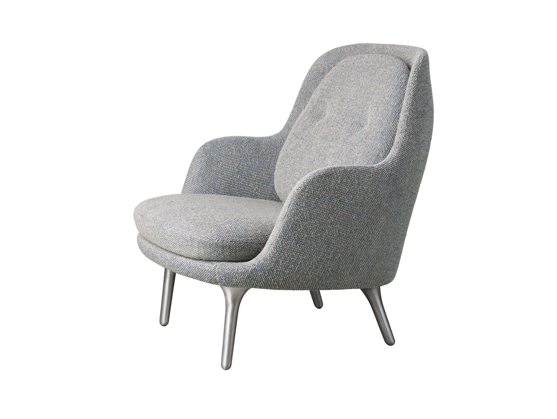 Fri Lounge Chair JH4 - Single Upholstery by Fritz Hansen / Safire 012