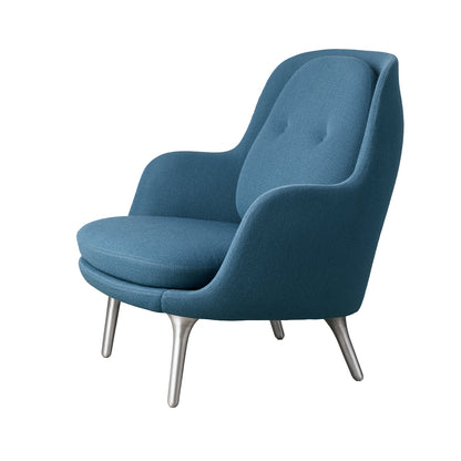 Fri Lounge Chair JH4 - Single Upholstery by Fritz Hansen / Vidar 733