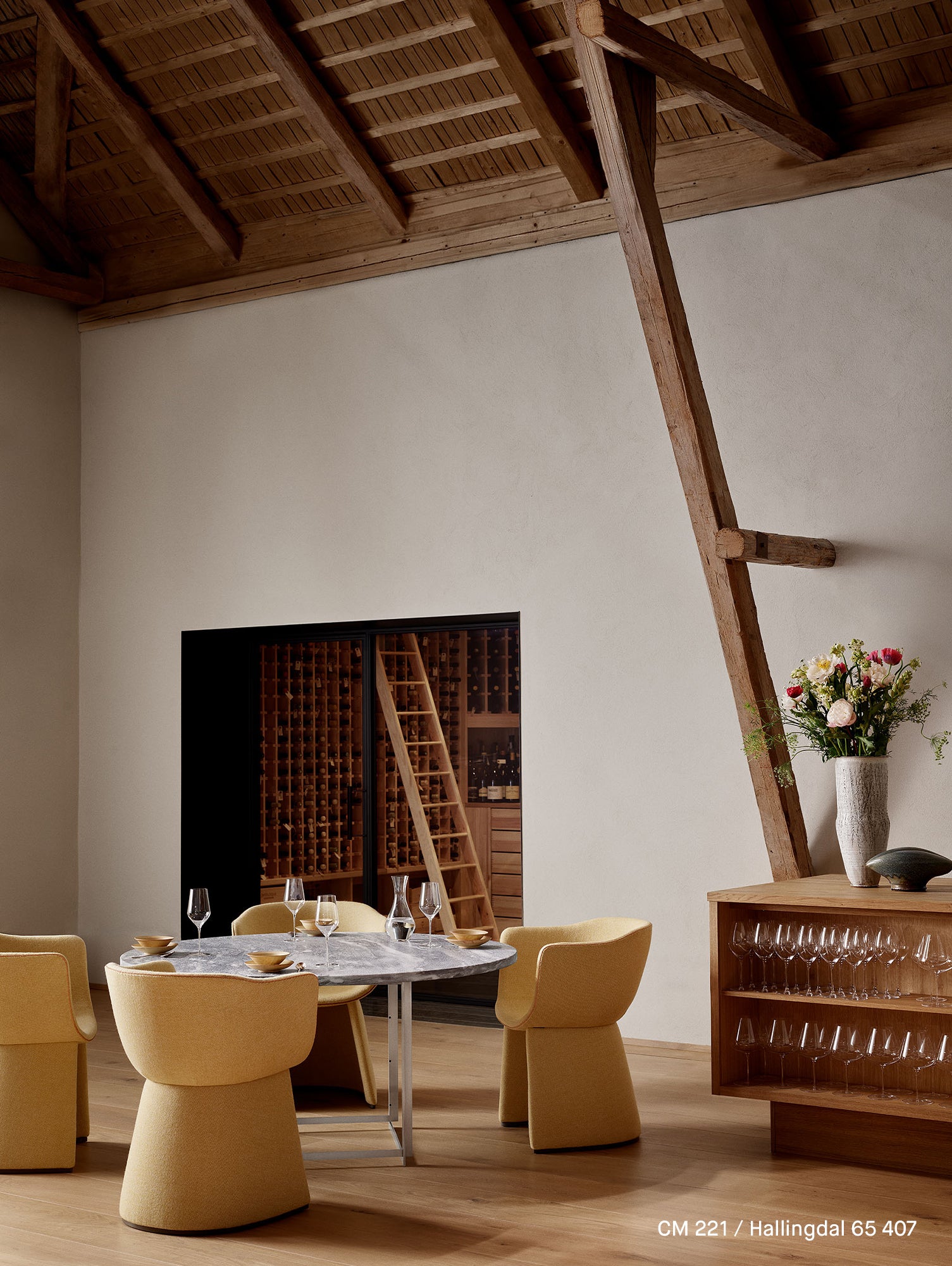 Monolit Armchair by Fritz Hansen - CM221 / Hallingdal 65 407