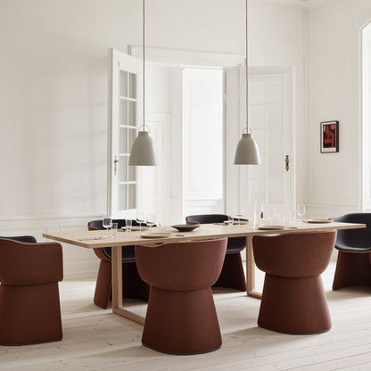 Caravaggio Pendant Light by Fritz Hansen - P2  / Matt Warm Grey Aluminium