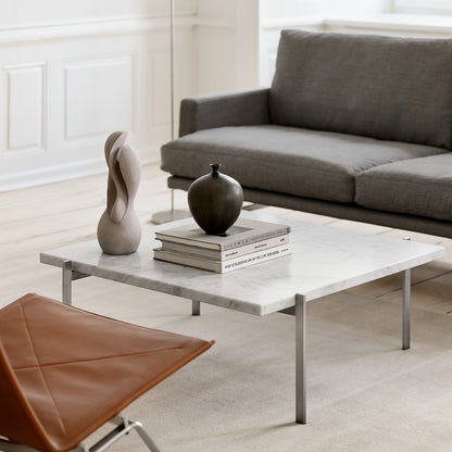 PK61 Coffee Table by Fritz Hansen  - White Marble Honed