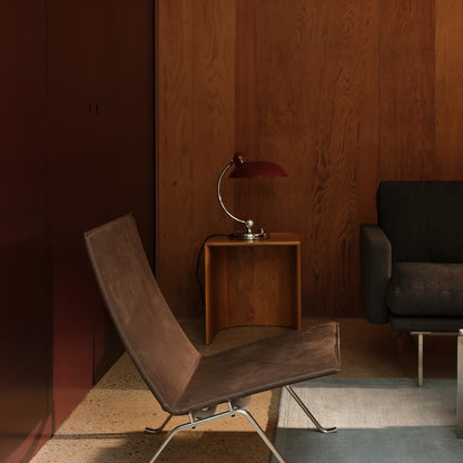 PK22 Lounge Chair  Anniversary Edition by Fritz Hansen - Dark Brown Haze Leather