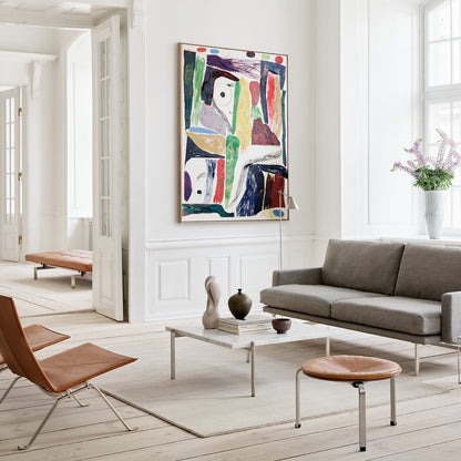 PK61 Coffee Table by Fritz Hansen  - White Marble Honed