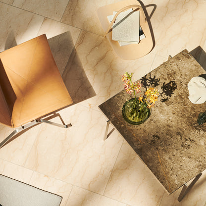 PK61 Coffee Table by Fritz Hansen  - Grey Brown Marble Honed