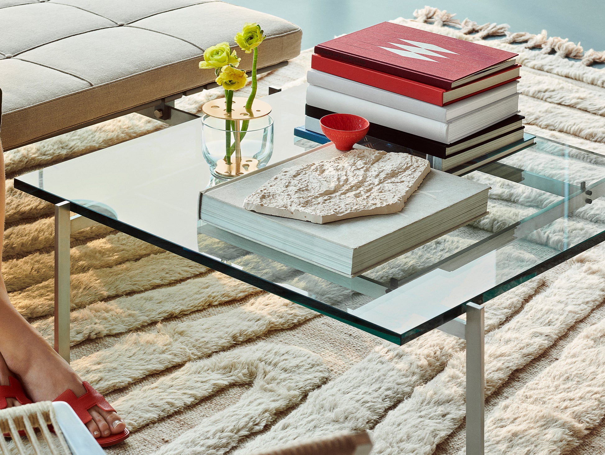 PK61 Coffee Table by Fritz Hansen  - Glass