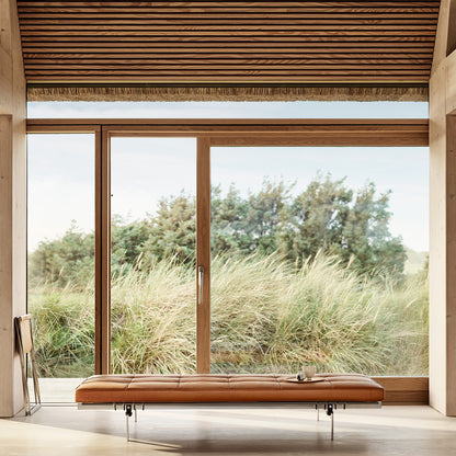 PK80 Daybed by Fritz Hansen - Grace Walnut Leather
