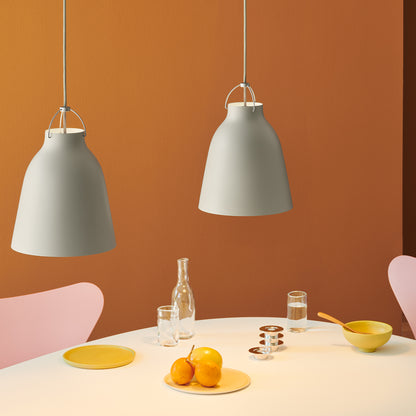 Superellipse Dining Table (Extendable) by Fritz Hansen - B619 / Chromed Steel Base / White Laminate Tabletop