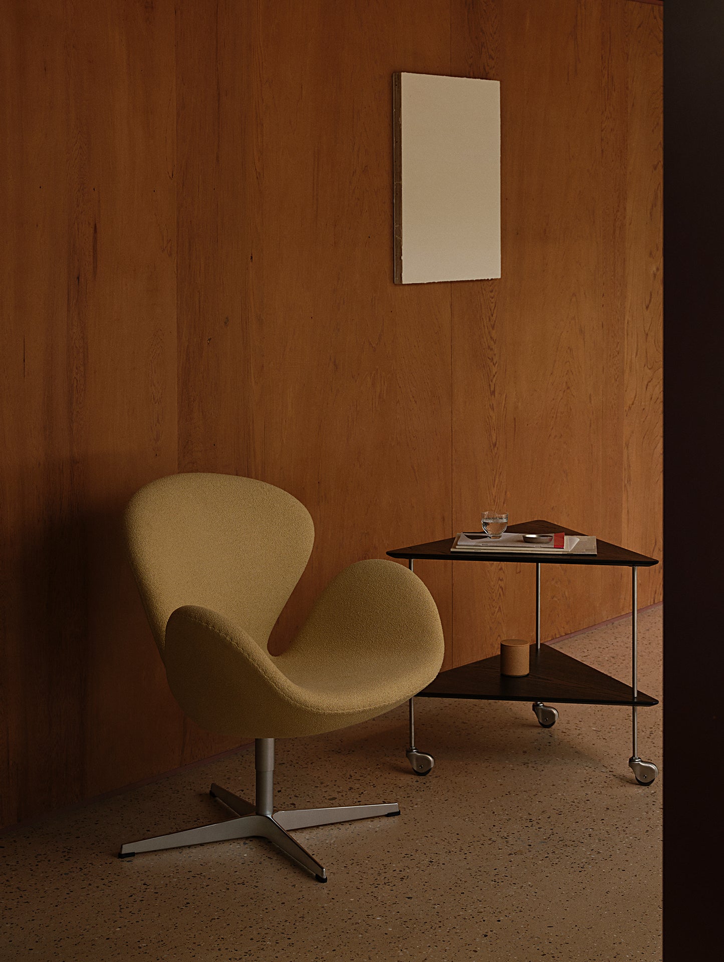 AJ Trolley by Fritz Hansen - Clear Lacquered Walnut Veneer