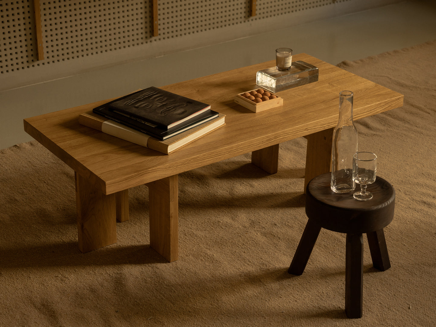 AML Stool by Frama - Dark Oiled Pine