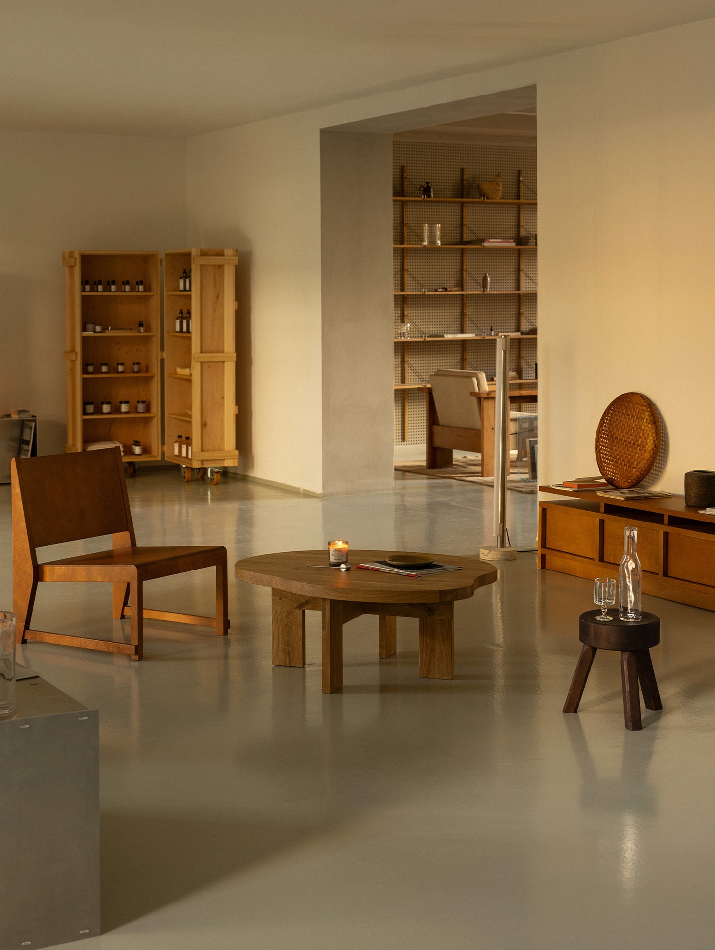 AML Stool by Frama - Dark Oiled Pine