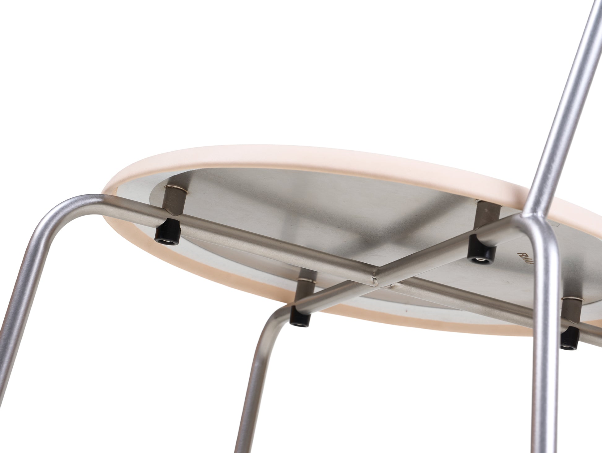 Petit Rond Chair - Leather Seat by Frama