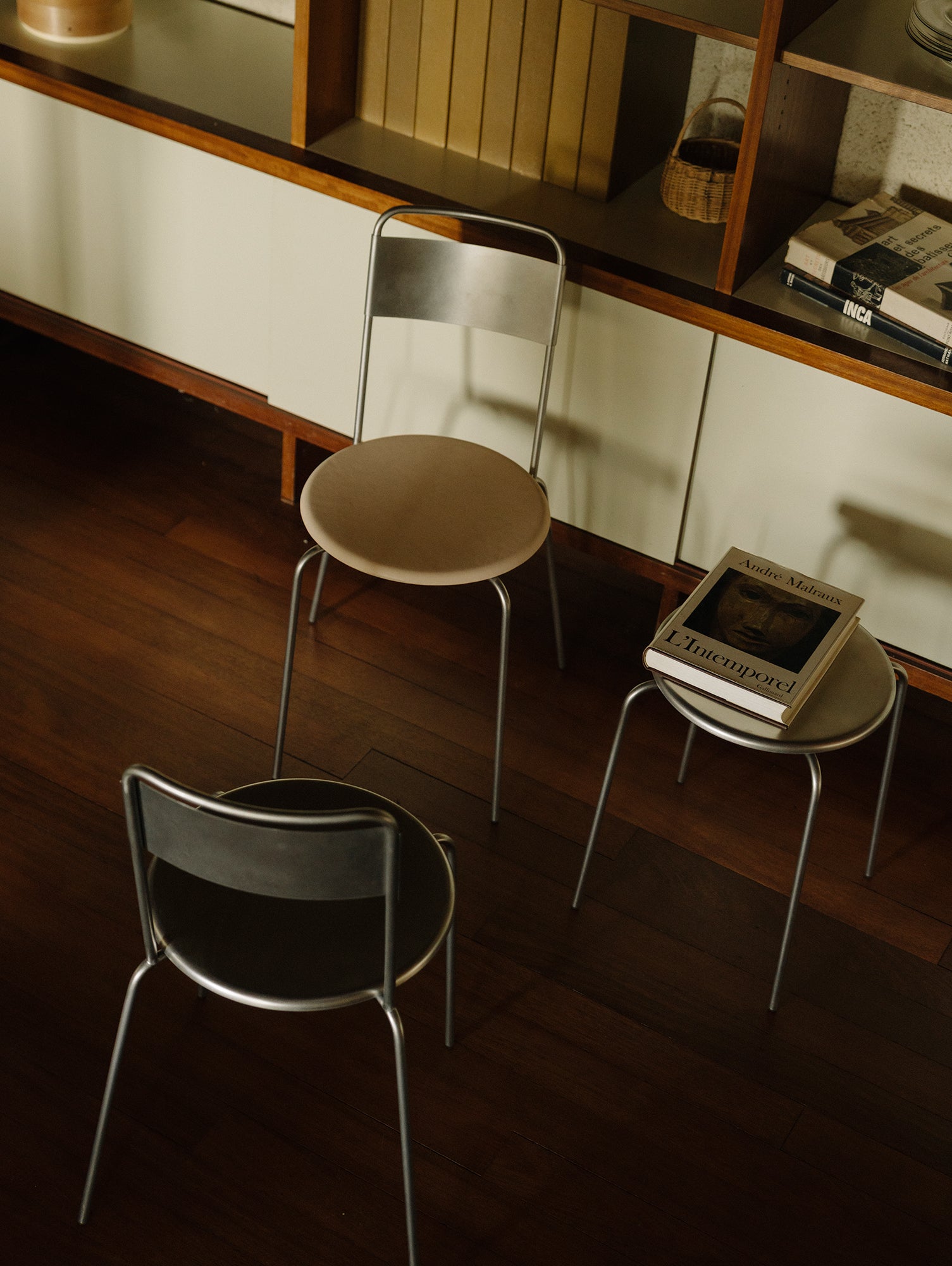 Petit Rond Chair - Leather Seat by Frama