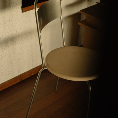 Petit Rond Chair - Leather Seat by Frama