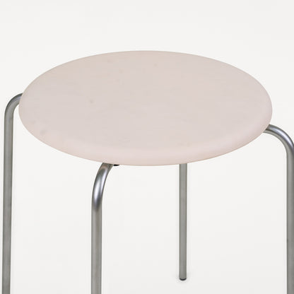 Petit Rond Stool - Leather Seat by Frama