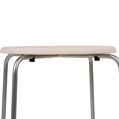 Petit Rond Stool - Leather Seat by Frama