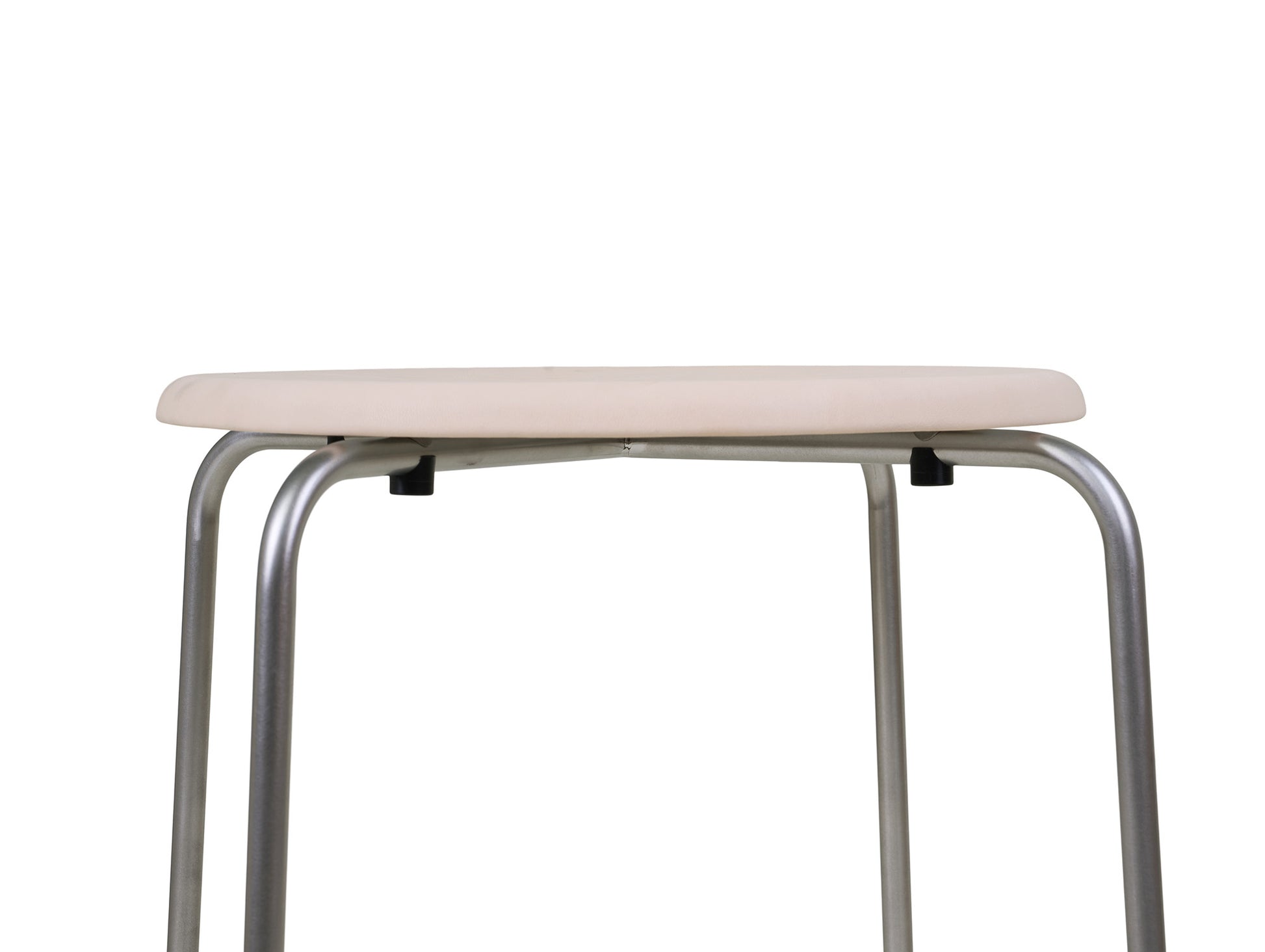 Petit Rond Stool - Leather Seat by Frama