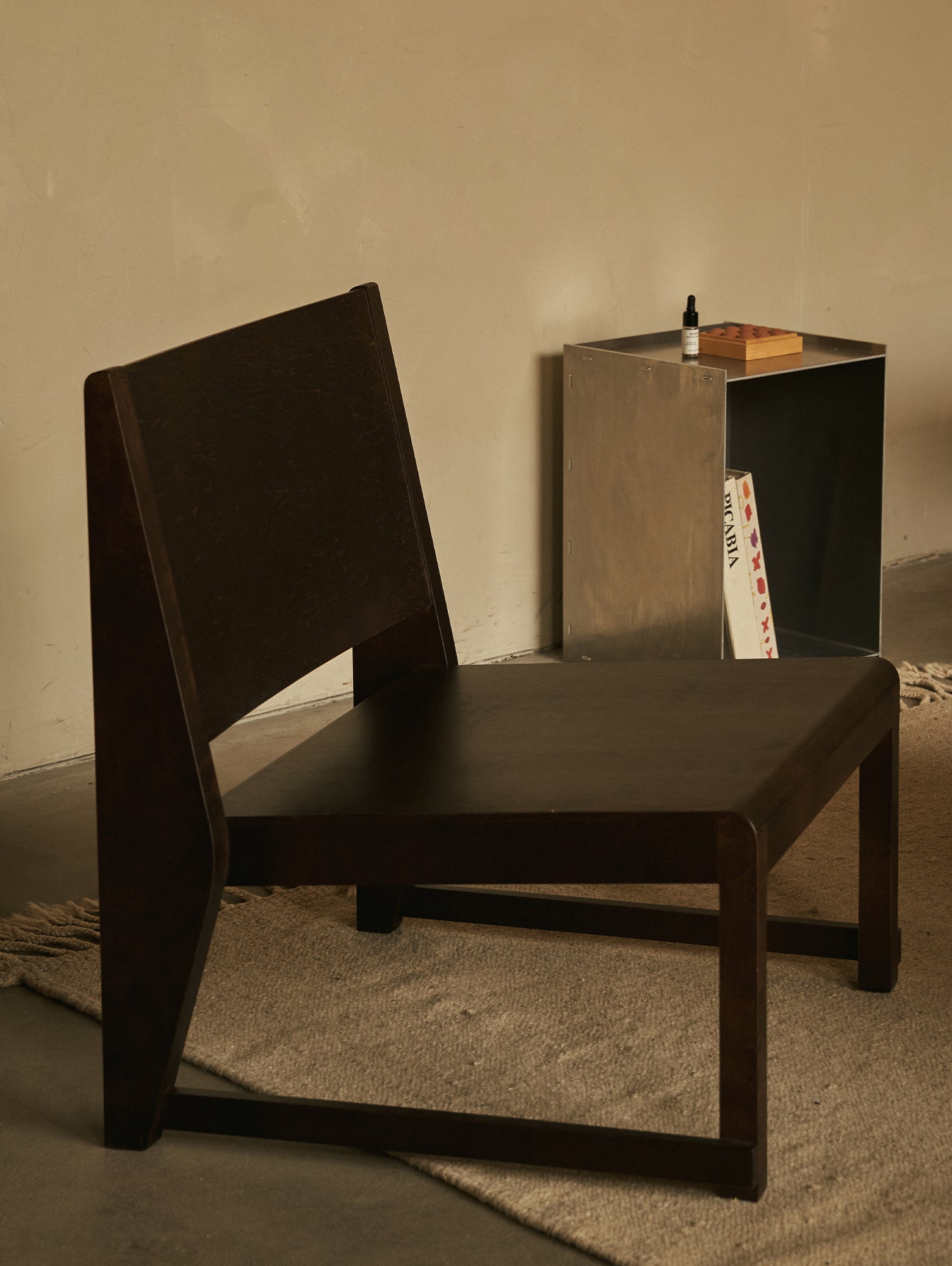 Easy Chair 01 by Frama - Dark Brown Oiled Birch
