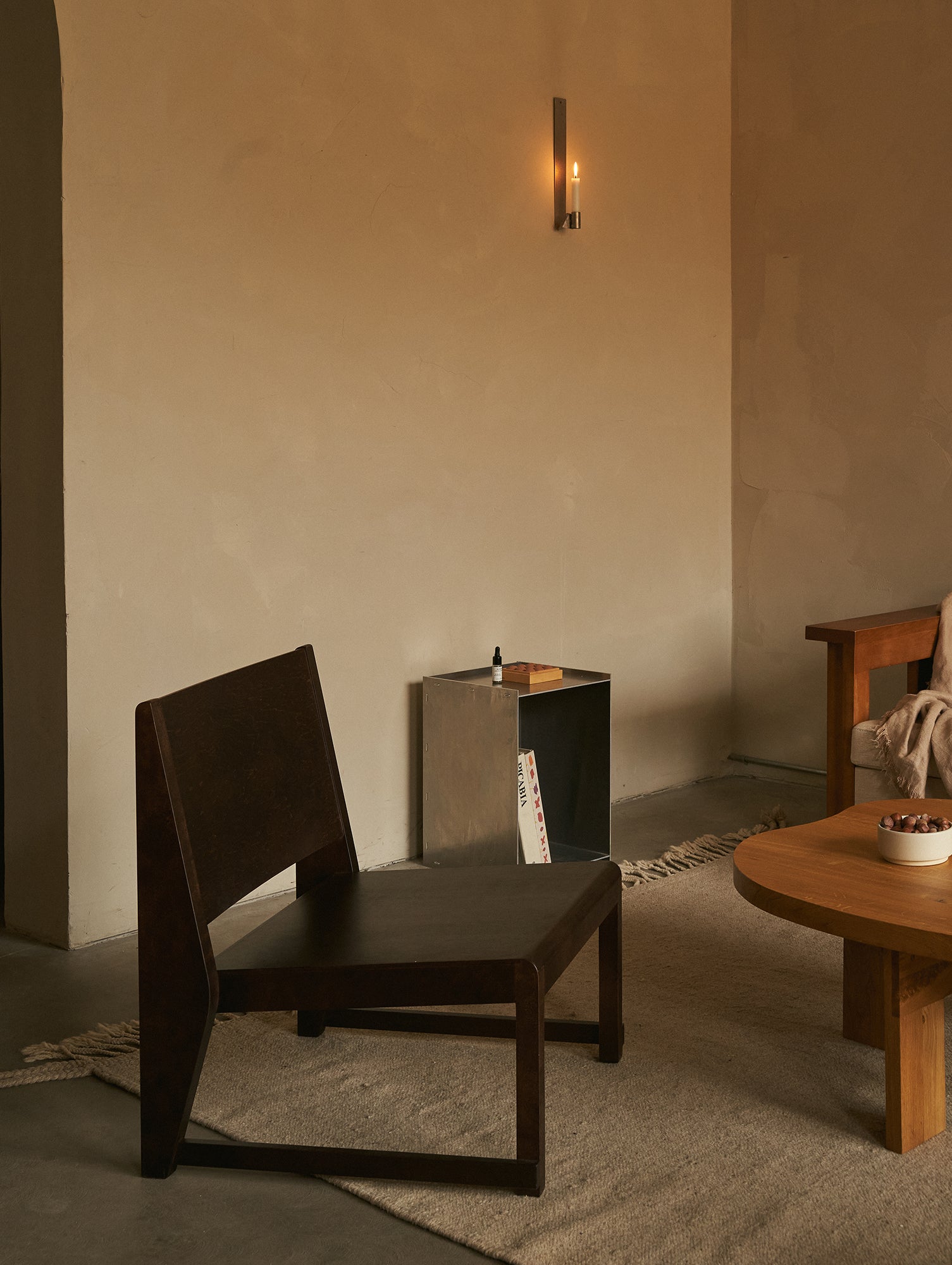 Easy Chair 01 by Frama - Dark Brown Oiled Birch