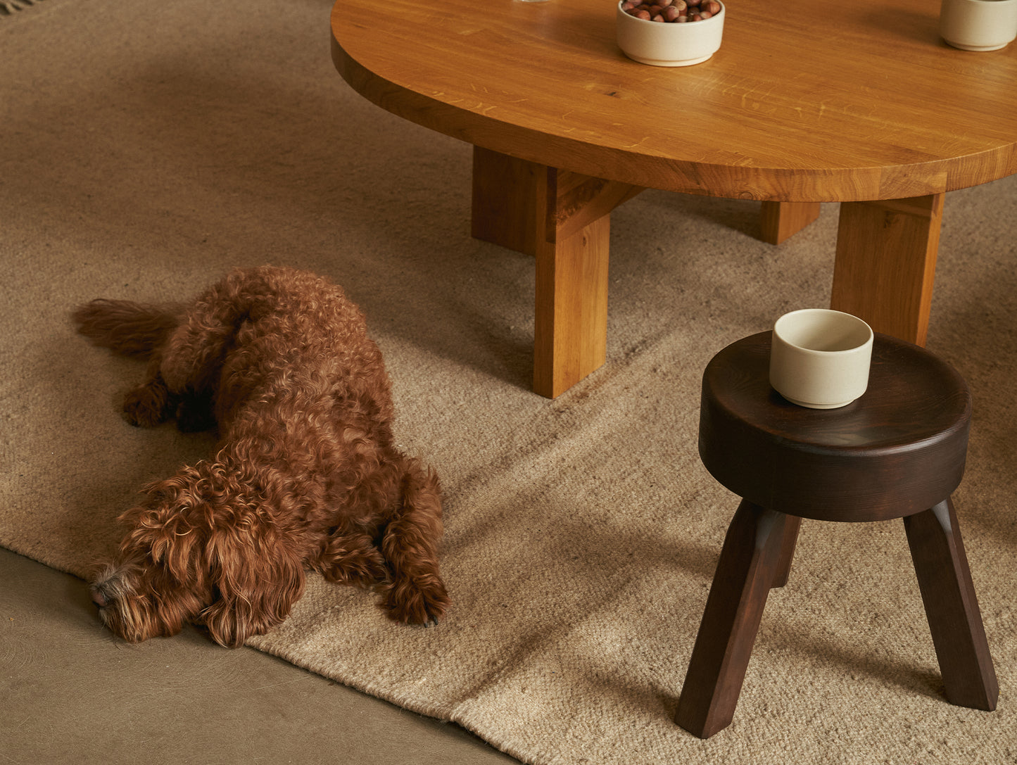AML Stool by Frama - Dark Oiled Pine