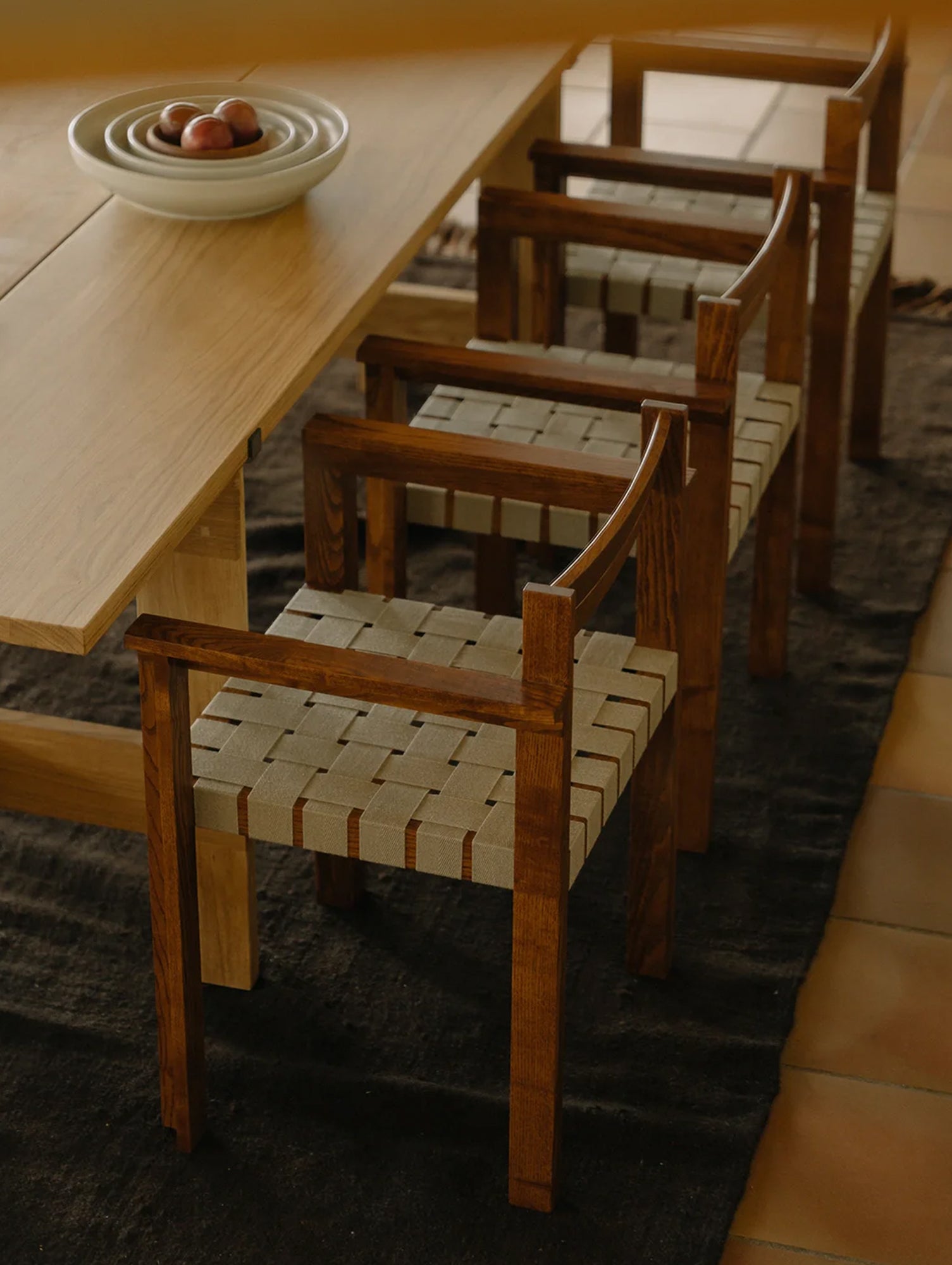 Symmetry Armrest Chair by Frama