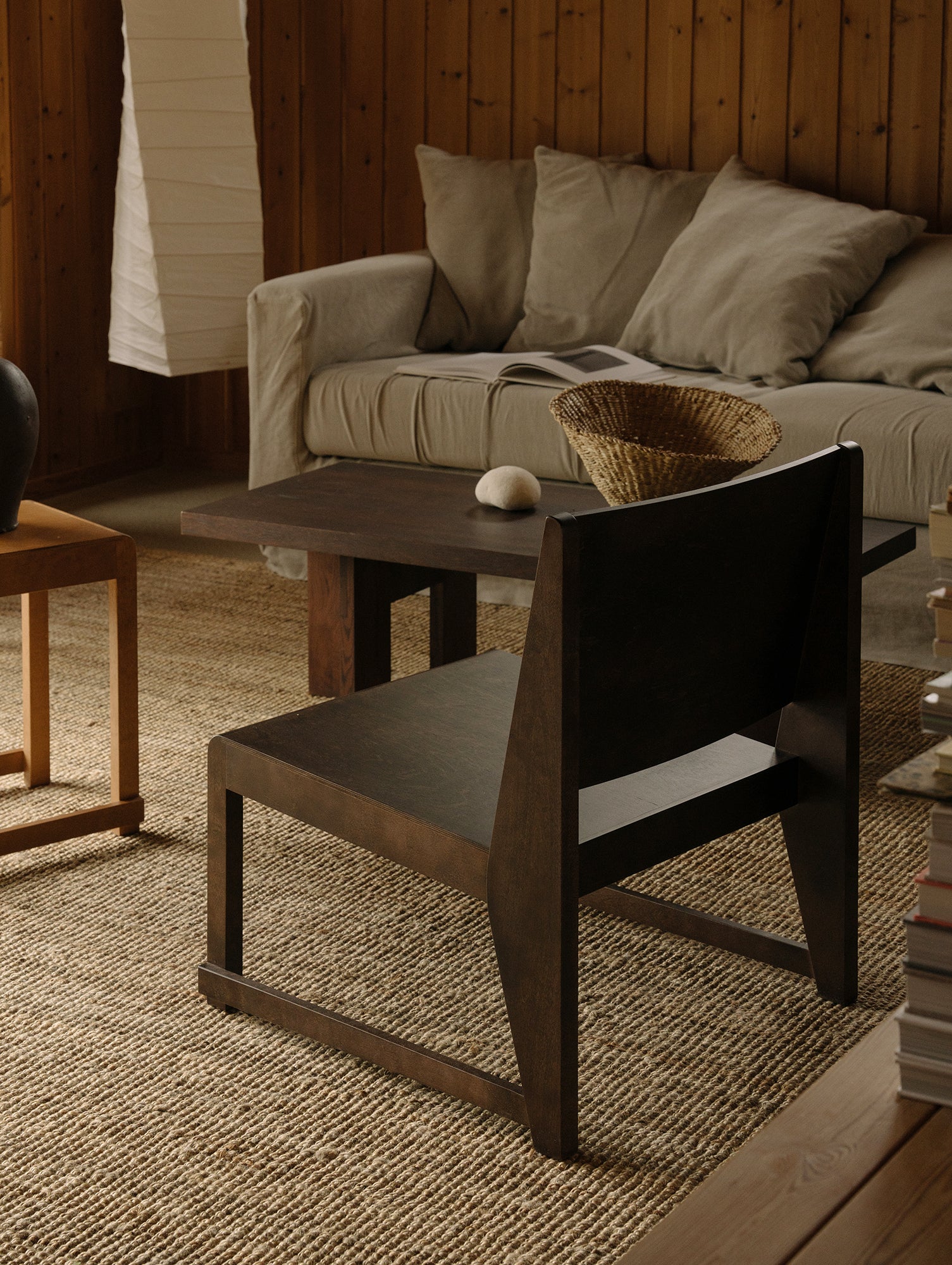 Easy Chair 01 by Frama - Dark Brown Oiled Birch