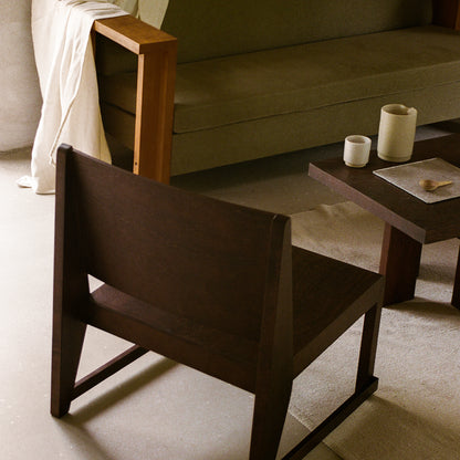 Easy Chair 01 by Frama - Dark Brown Oiled Birch