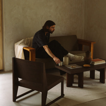 Easy Chair 01 by Frama - Dark Brown Oiled Birch