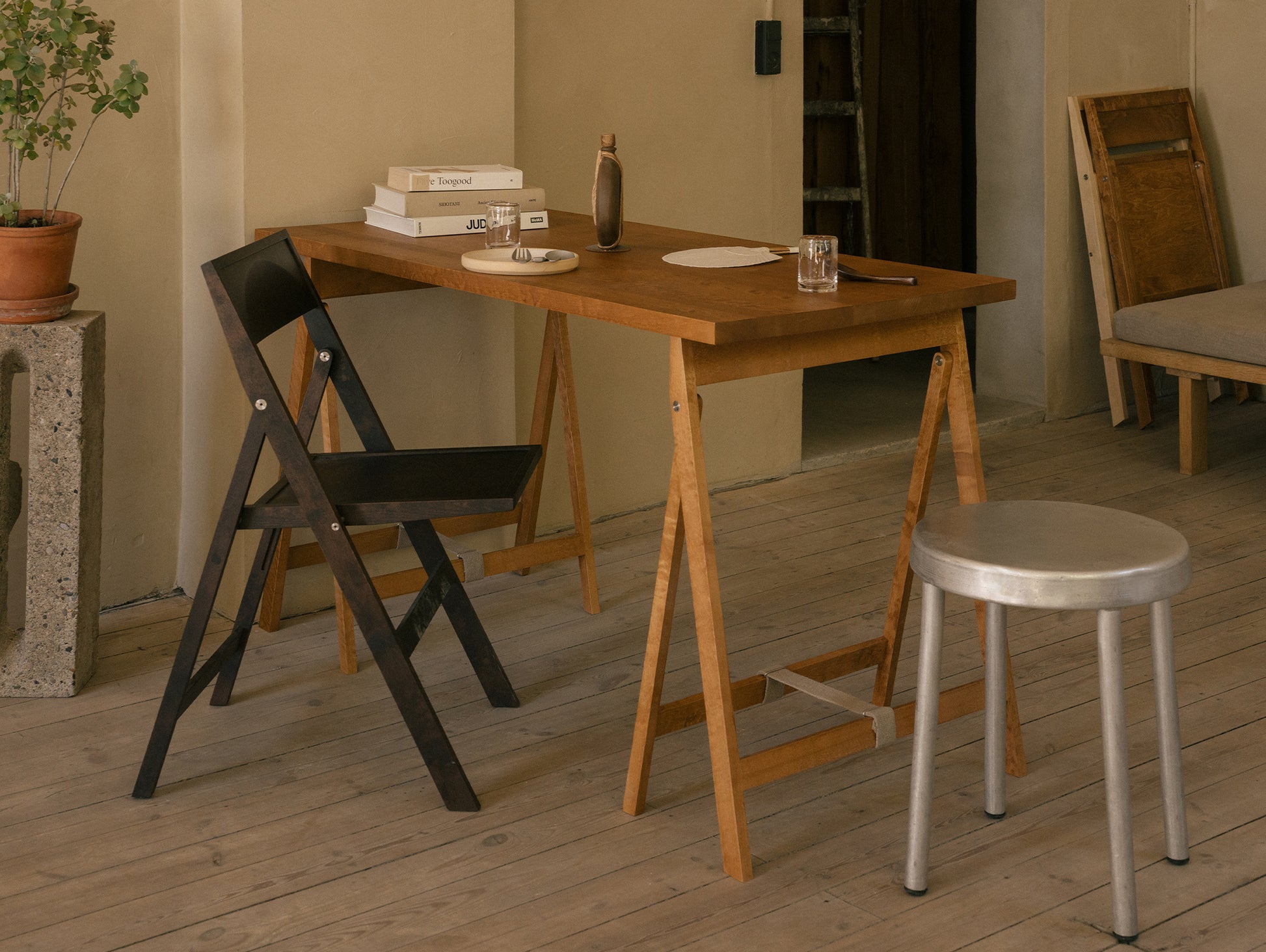 Folding Flat Trestle Table by Frama – Really Well Made
