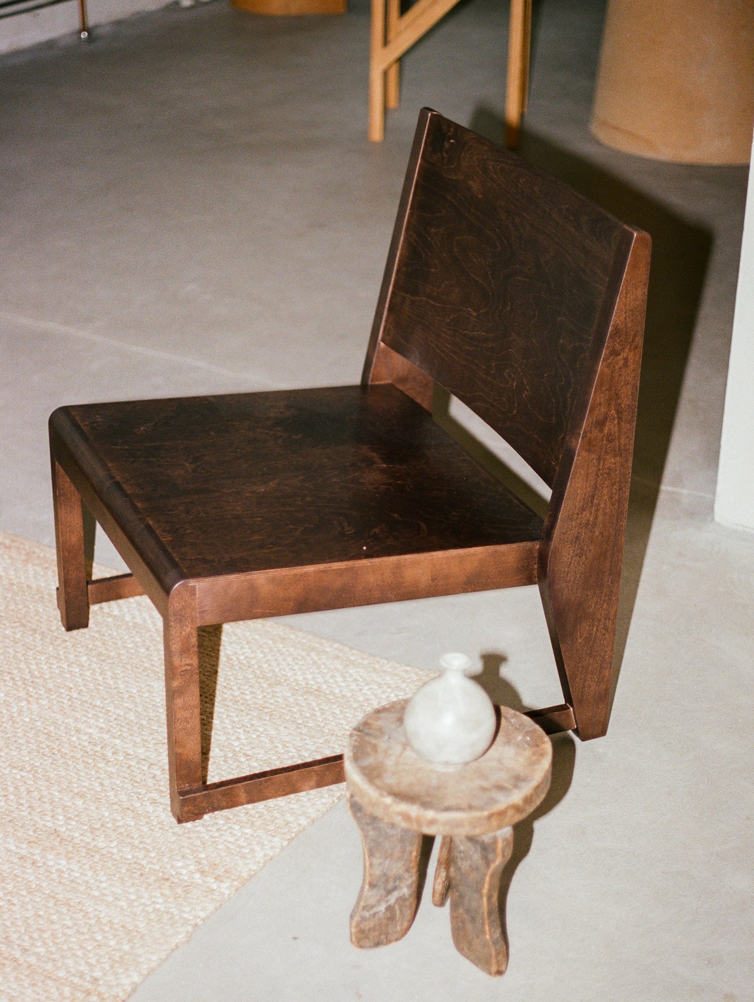 Easy Chair 01 by Frama - Dark Brown Oiled Birch