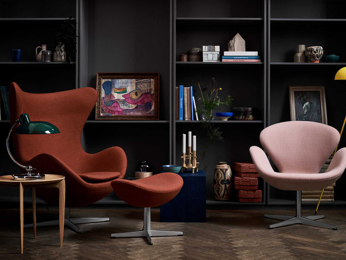 Egg Footstool by Fritz Hansen 