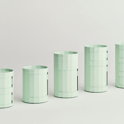 Facet Cabinet by HAY - Soft Mint