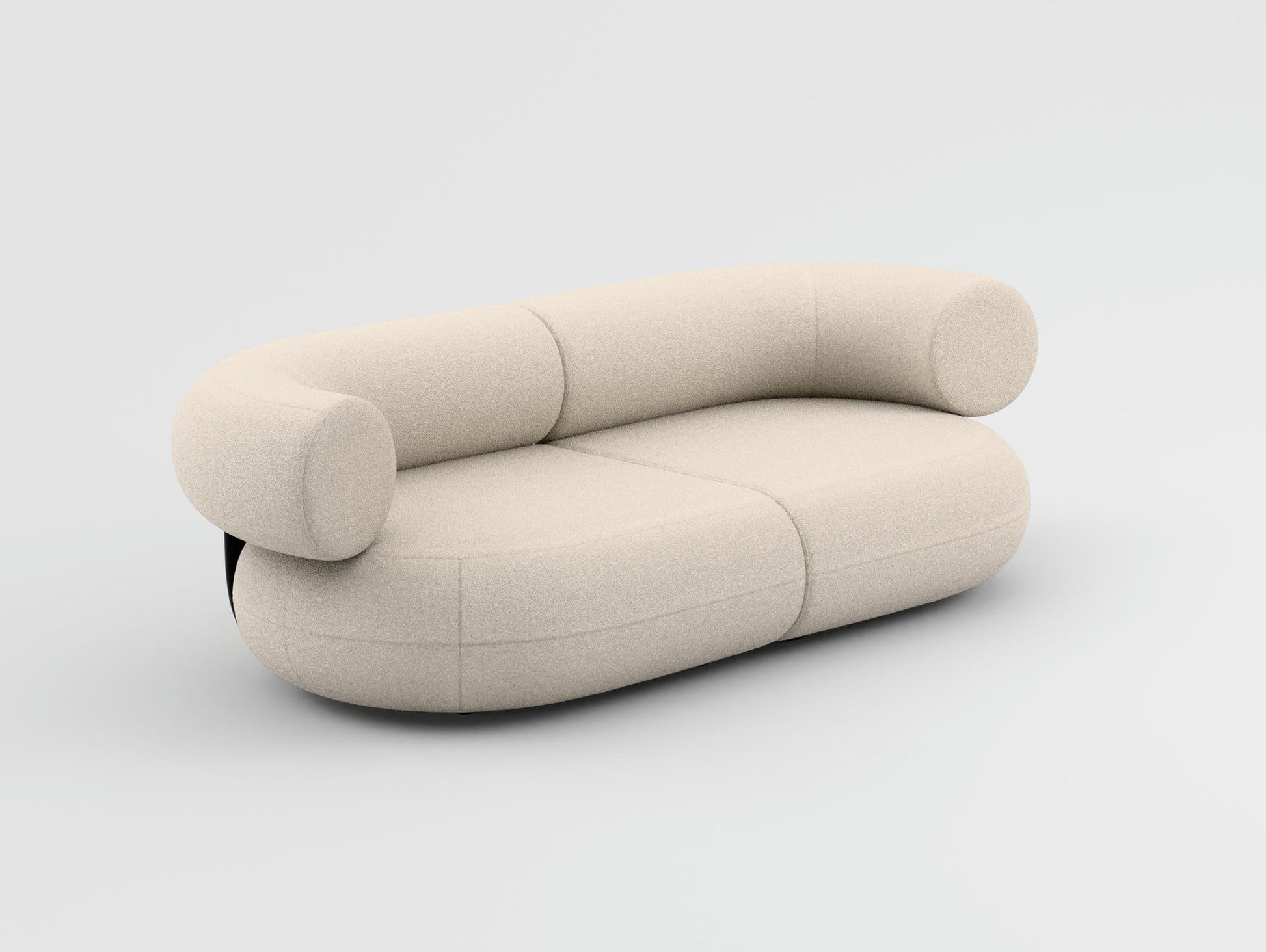 Fat 2.5-Seater Modular Sofa by Tom Dixon - Tom Dixon Boucle 101