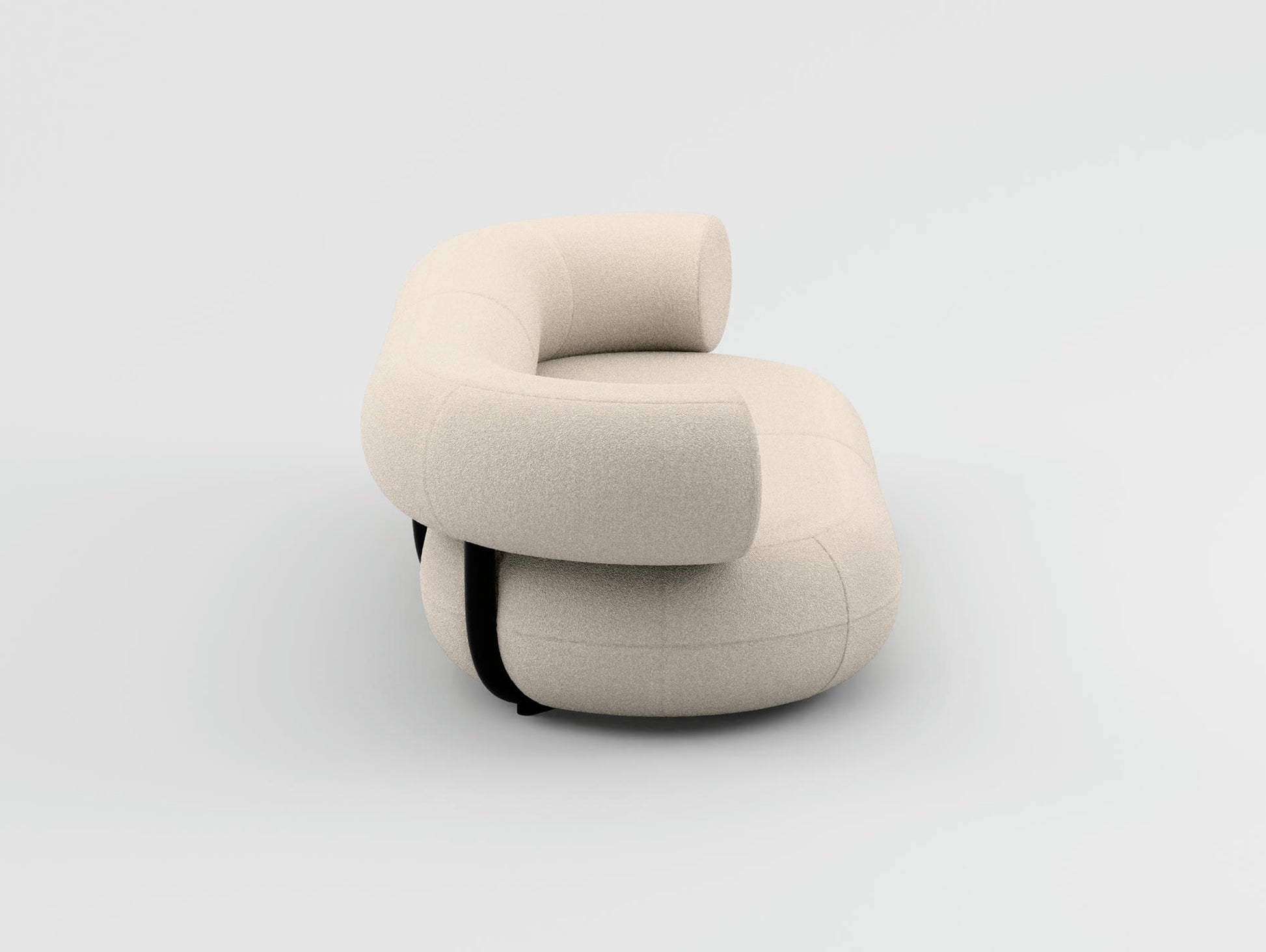 Fat 2.5-Seater Modular Sofa by Tom Dixon - Tom Dixon Boucle 101