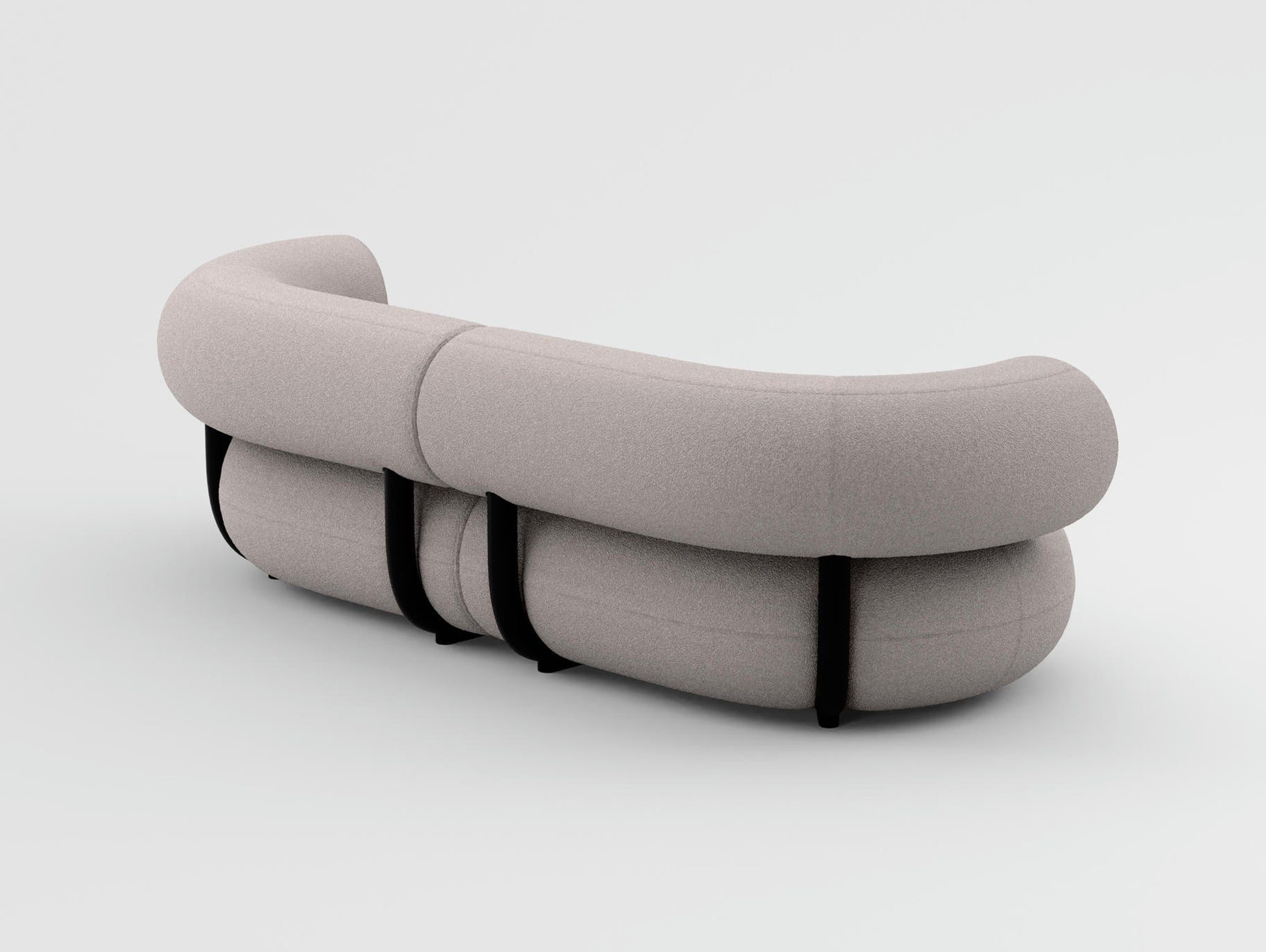 Fat 2.5-Seater Modular Sofa by Tom Dixon - Tom Dixon Boucle 01