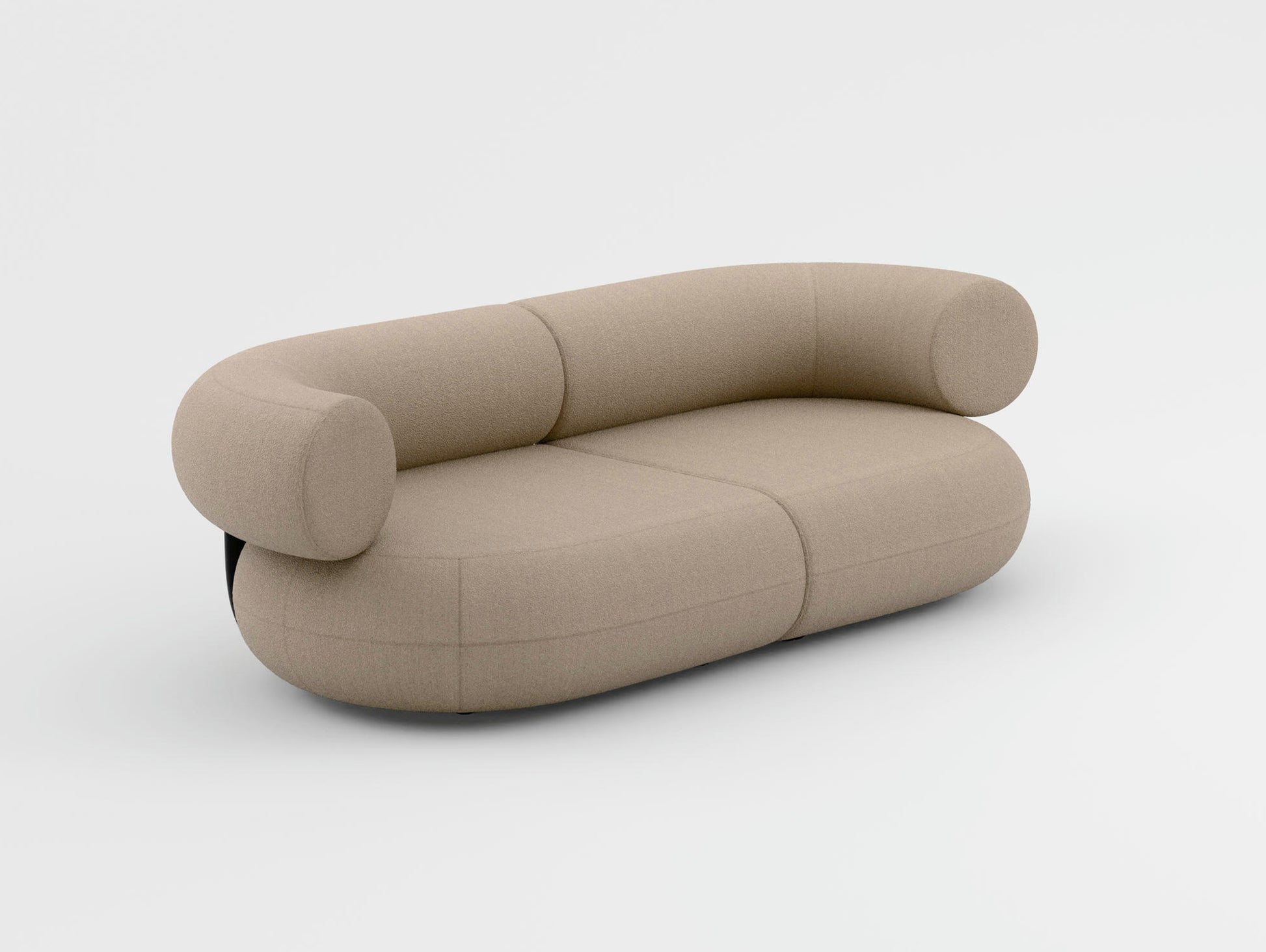 Fat 2.5-Seater Modular Sofa by Tom Dixon - Tom Dixon Boucle 84