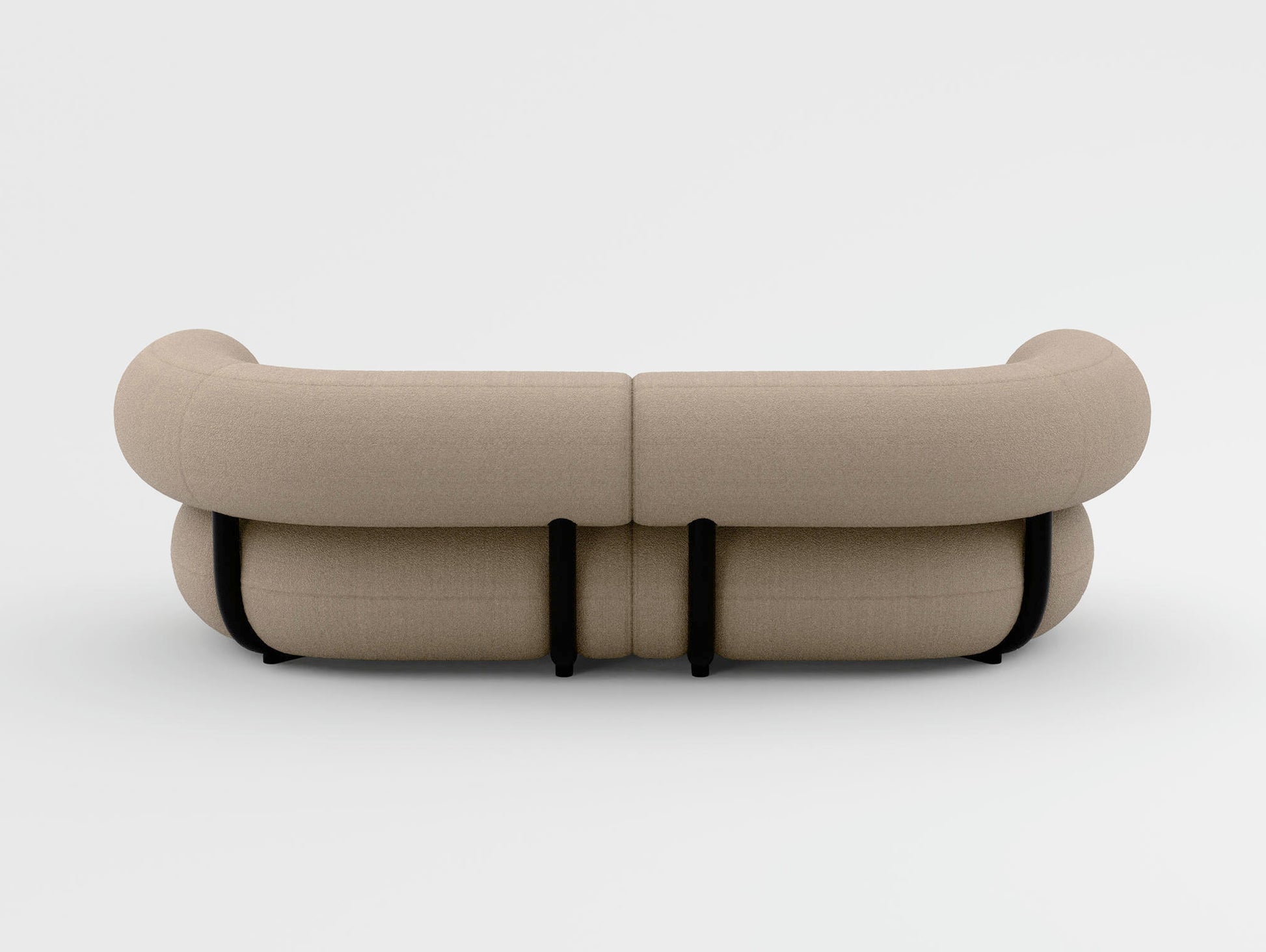 Fat 2.5-Seater Modular Sofa by Tom Dixon - Tom Dixon Boucle 84