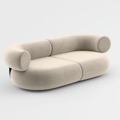 Fat 2.5-Seater Modular Sofa by Tom Dixon - Tom Dixon Velvet 106