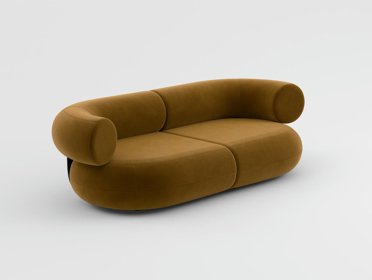 Fat 2.5-Seater Modular Sofa by Tom Dixon - Tom Dixon Velvet 132