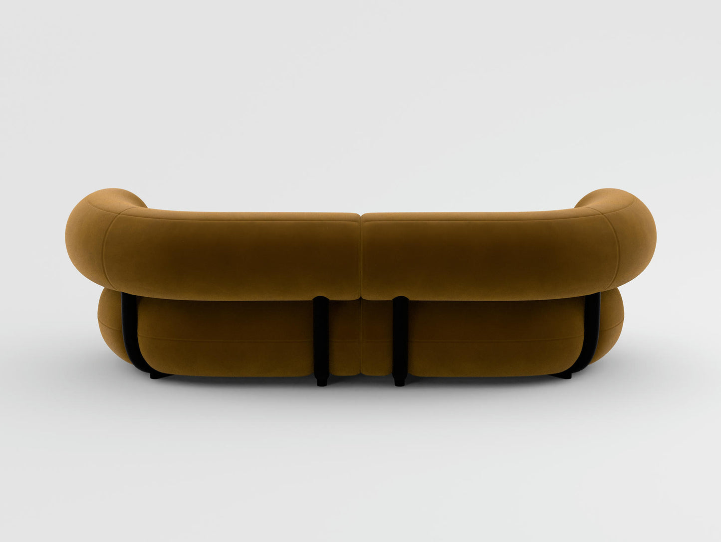 Fat 2.5-Seater Modular Sofa by Tom Dixon - Tom Dixon Velvet 132