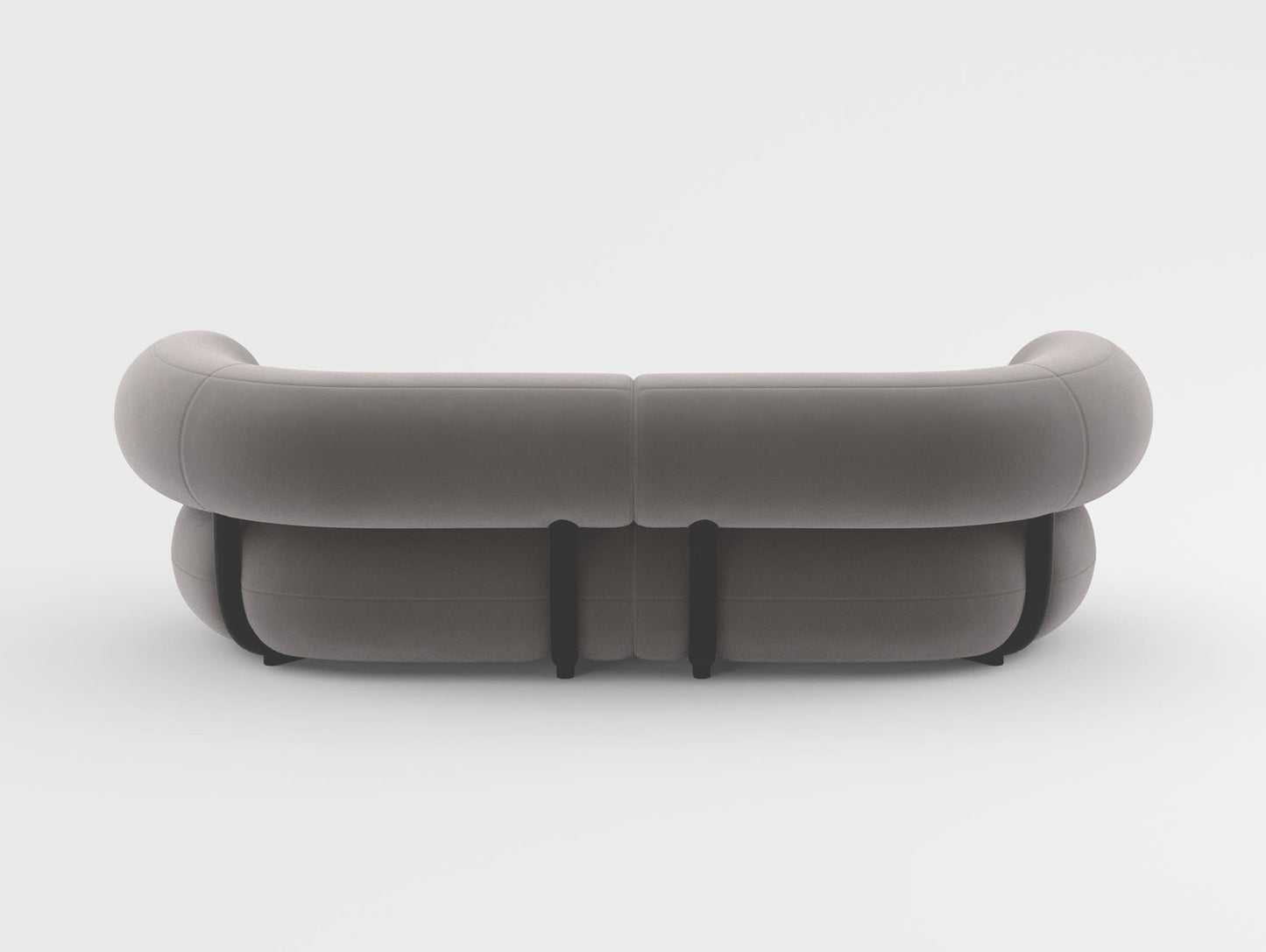 Fat 2.5-Seater Modular Sofa by Tom Dixon - Tom Dixon Velvet 84